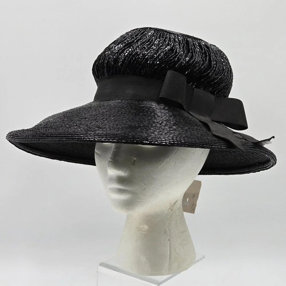 Chesterfield Original Black Lustra Wide Brim Hat